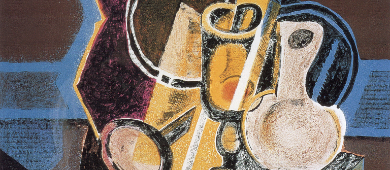 Robert Blackburn, "The Mirror," monoprint, 20" x 24", 1940.
