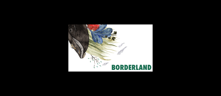 Rumi Hara, M.F.A. illustration student, Osaka Japan, "Borderland 7," watercolor on paper, 7.3" x 10", 2014.