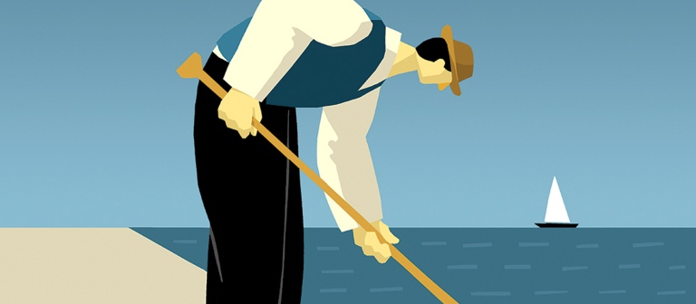 Craig Frazier, "Underwater," cut Amberlith and digital print, 2004.