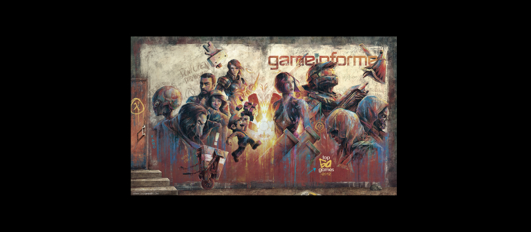 Sam Sprrat illustration, Game Informer