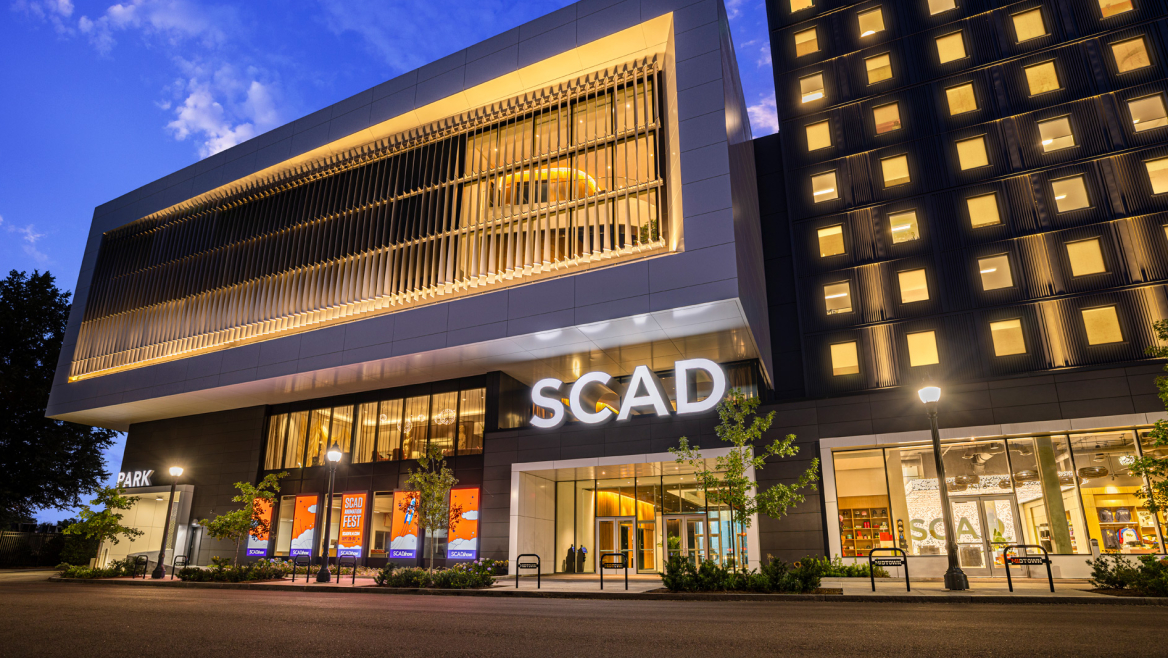 Exterior of SCADshow building in Atlanta