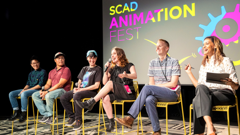 2019 Animation Festival alumni panel at SCAD Atlanta