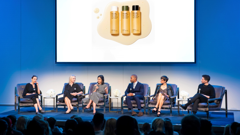 Panel at the annual SCADstyle event in Savannah, Georgia discussing the business of beauty