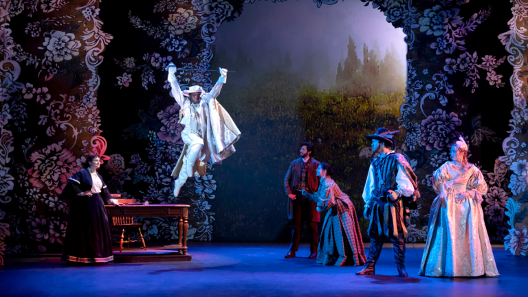 Performing arts students in "Little Women"