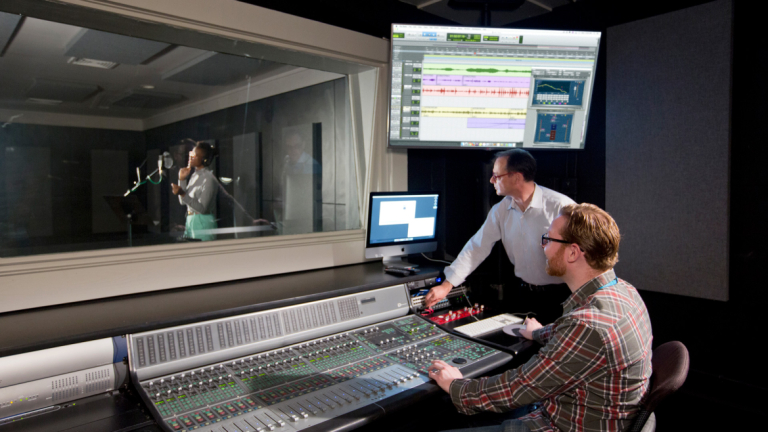 Sound design studio