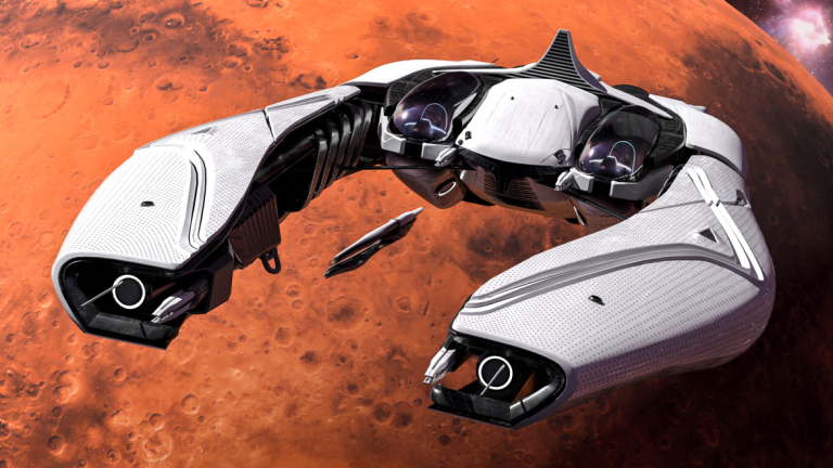 "Leaving Mars" by interactive design and game development student Xuanwen Chen