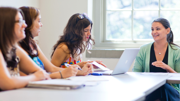 SCAD students learning in the classroom