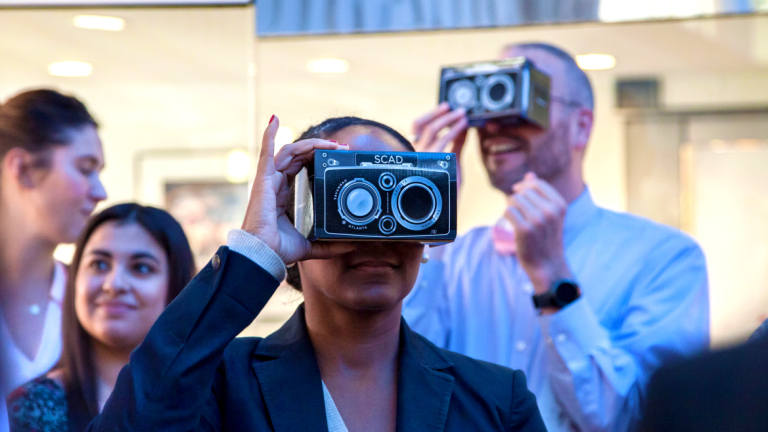 Delta Air Lines employee uses VR experience created through SCADpro