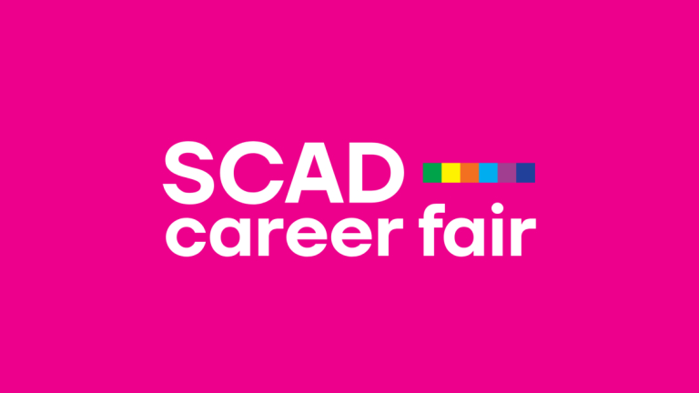 Career Fair pink branding