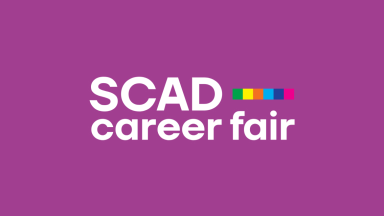 Career Fair purple branding