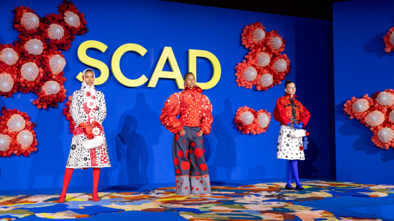 scad fashion student designs on runway