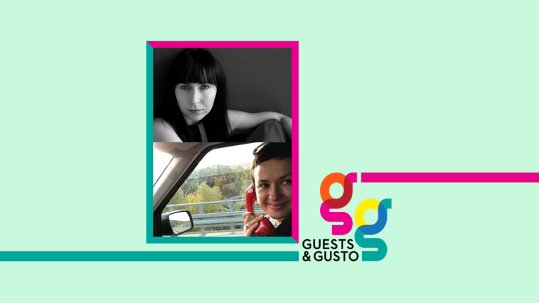 Guests and Gusto speakers Agnieszka Kurant and Paulina Ołowska 