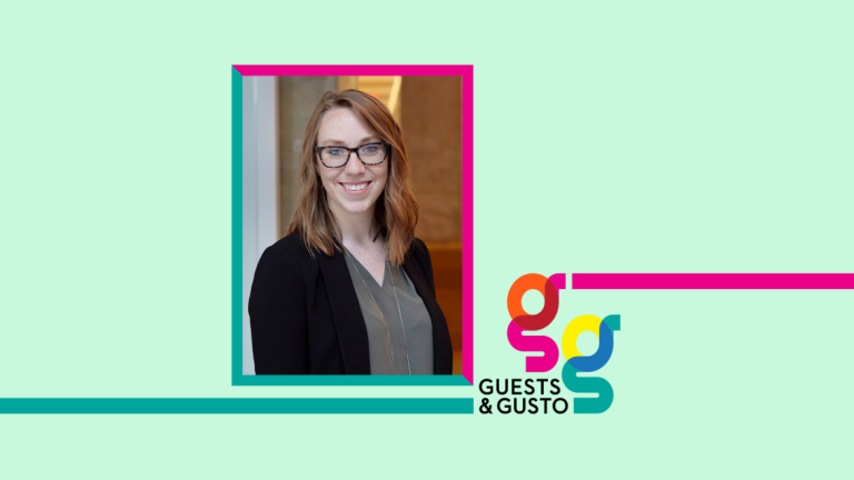Guests and Gusto speaker Challie Schafer