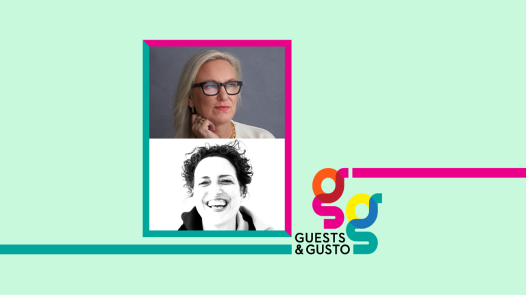 Guests and Gusto speakers Cindy Allen and Ghislaine Viñas