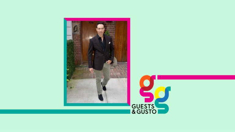 Guests and Gusto speaker Eric Villency