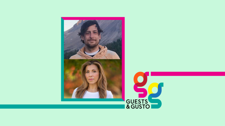Guests and Gusto speakers Julie Christeas and Jonny Blitstein