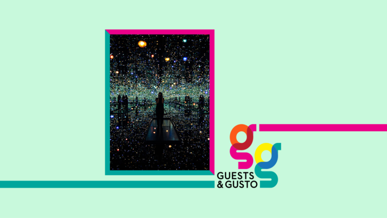 Yayoi Kusama exhibition for Guests and Gusto