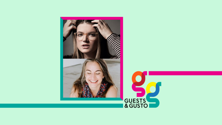 Guests and Gusto speakers Leslye Headland and Inga Brege