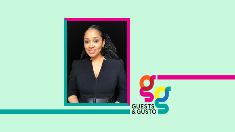Guests and gusto speaker Pascale Sablan