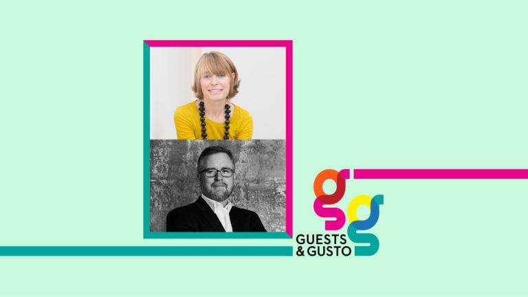 Guests and Gusto speaker Perrier Jouet