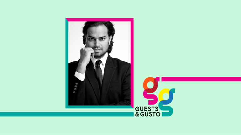 Guests and Gusto speaker Rahul Mishra
