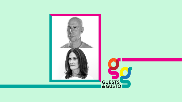 Guests and Gusto speakers Stefan Beckman and Julie Mannion