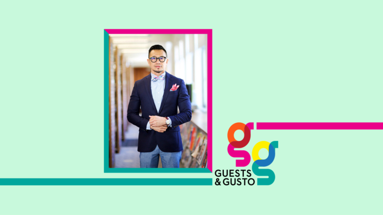 Guests and Gusto speaker Thomas Dang Vu