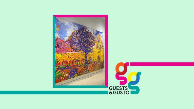 Guests and Gusto branding with Waterfall gallery