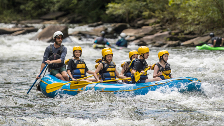 International Student Services Office rafting
