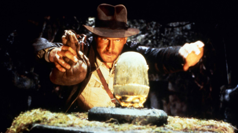film still from raiders of the lost ark