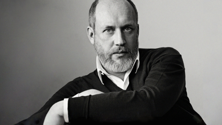 Black and white image of Peter Copping