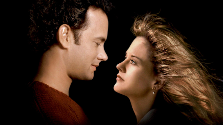 Movie poster for Sleepless in Seattle with Tom Hanks and Meg Ryan