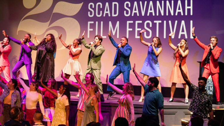 Beesharps perform at Savannah Film Festival.
