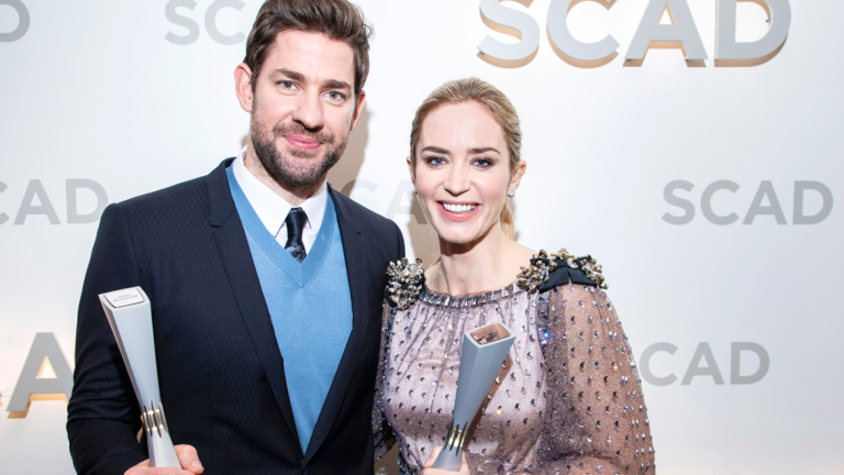 Emily Blunt and John Krasinski at the SCAD Savannah Film Festival