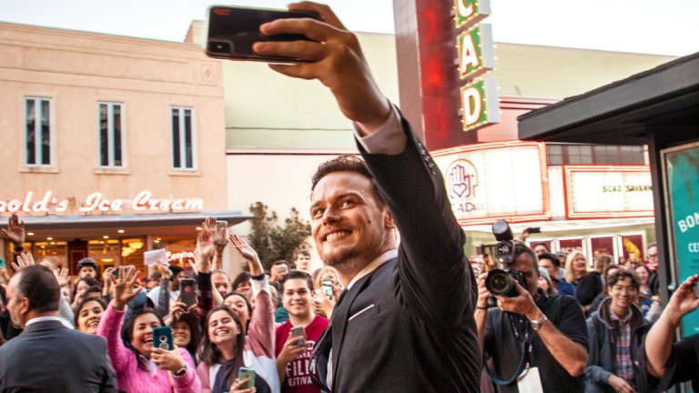 Actor Sam Heughan at the SCAD Savannah Film Festival
