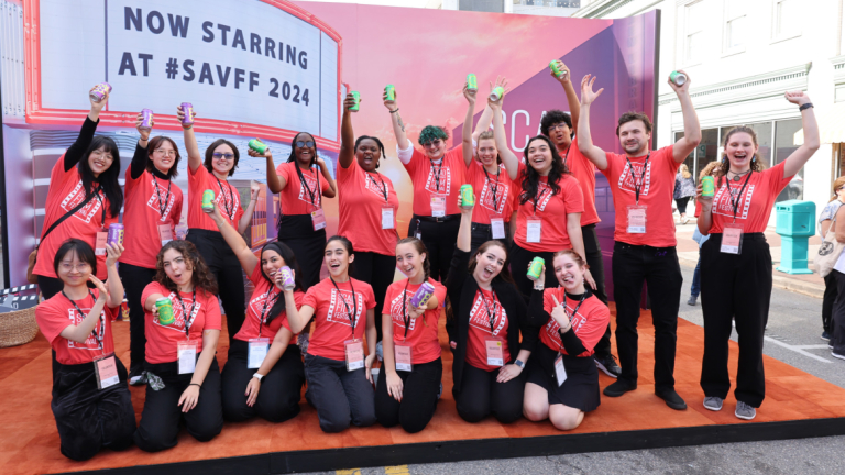 group of film fest volunteers