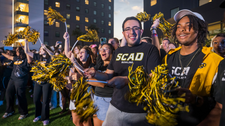 Students in SCAD Atlanta at welcome week