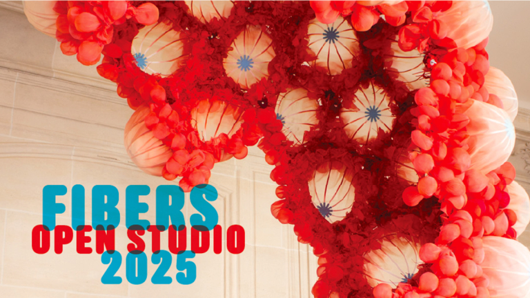 graphic for fibers open studio 2025