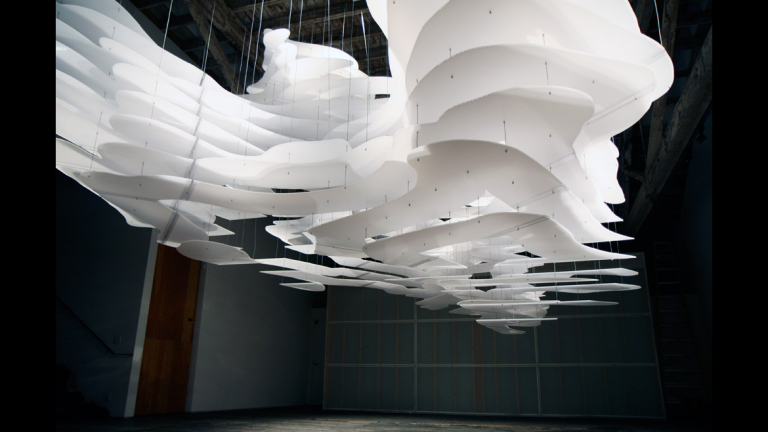 Kendall Buster, New Growth: Stratum Model (detail), Suyama Space, Seattle, Washington, 2009.