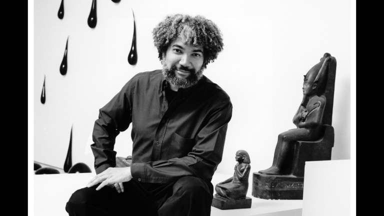 Portrait of Fred Wilson, February 2005. Photograph by Kerry Ryan McFate / Courtesy The Pace Gallery. 