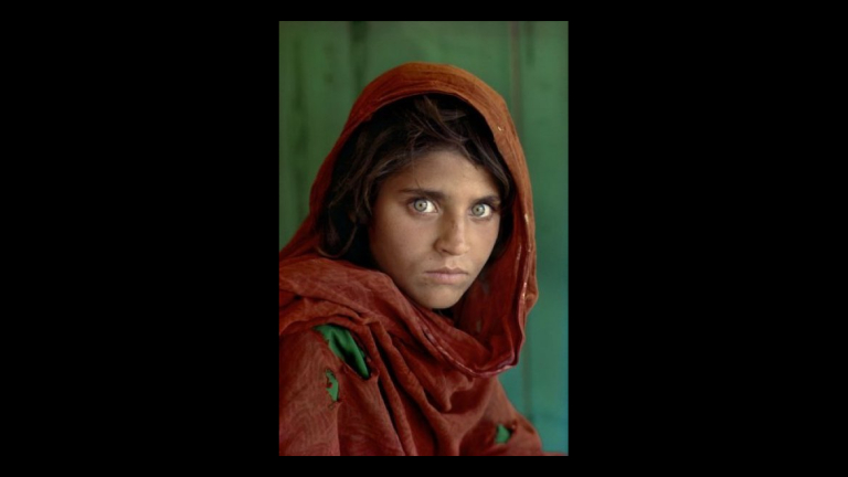Steve McCurry, "Afphan Girl," Cibachrome print, 20" x 24", 1984.