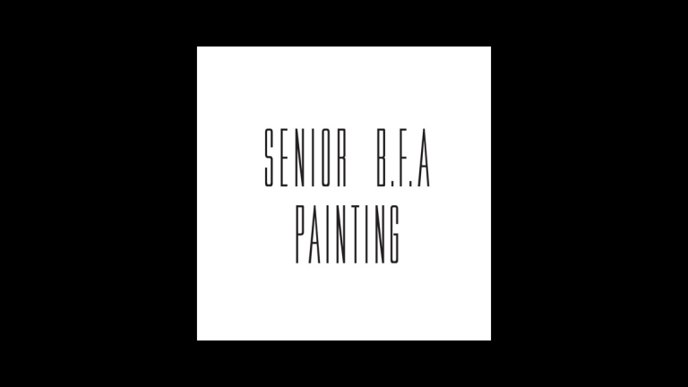 Senior B.F.A. Painting exhibition
