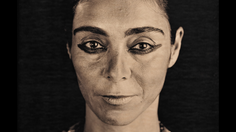 Shirin Neshat photograph by Lyle Ashton Harris.