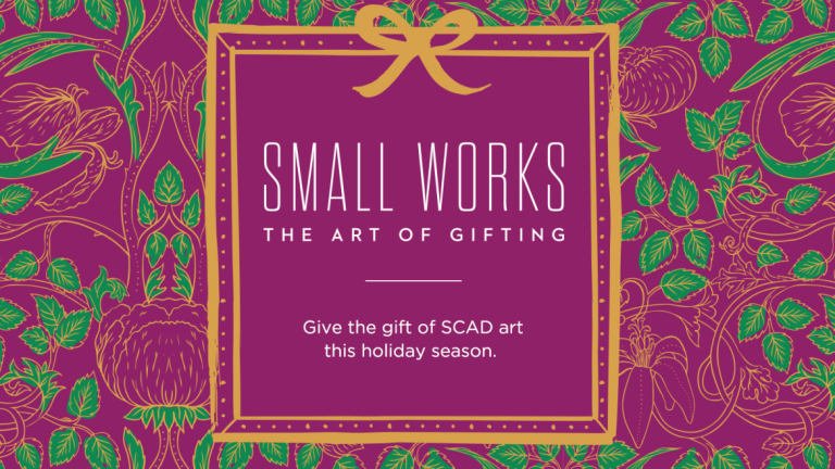 Branding for Small Works exhibitions at SCAD