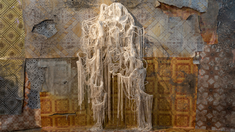 Signature image for Igshaan Adams exhibition at SCAD Museum of Art