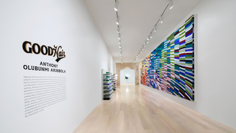 install view of Akinbola exhibition