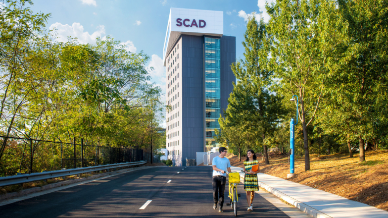 Exterior of residence hall FORTY at SCAD Atlanta