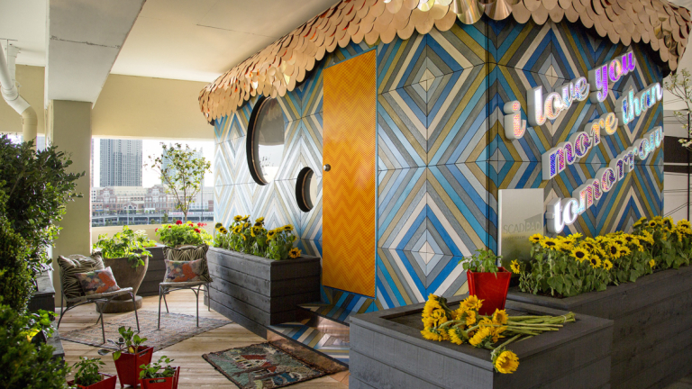 SCAD students and faculty collaborating on SCADpad micro-housing community