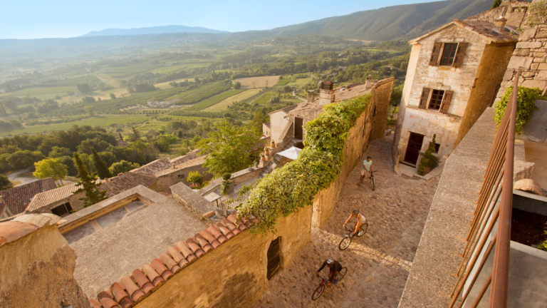 Biking in Lacoste