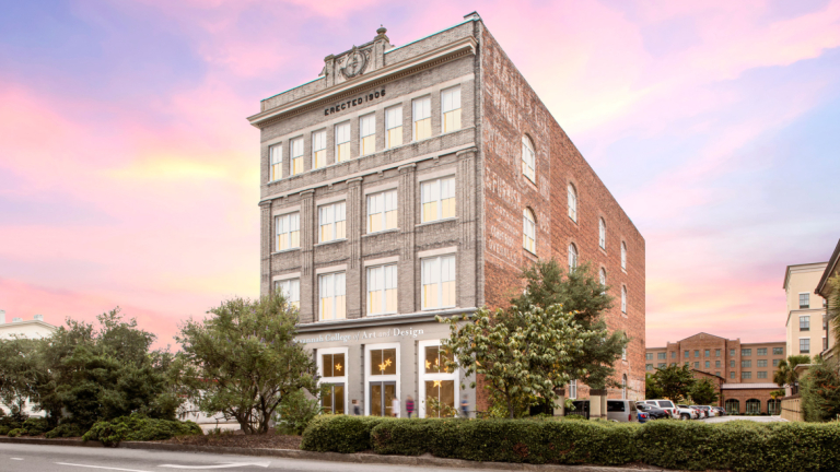 exterior of Crites Hall in SCAD Savannah